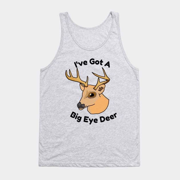 Big Eye Deer Tank Top by Monkey Punch